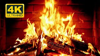 🔥 Cozy Fireplace 4K 12 HOURS Fireplace with Crackling Fire Sounds Fireplace Burning 4K [upl. by Clellan556]