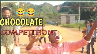 CHOCOLATE GAME COMPETITION 😂PART 1yesnotes1521 [upl. by Hewe]