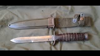 World War Two US M3 Fighting Knife with M8 Scabbard [upl. by Wallack]