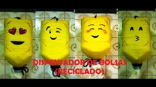 DISPENSADOR DE BOLSAS RECICLADO [upl. by Dill169]