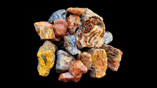 Natural Agates  So many colors [upl. by Hagar]