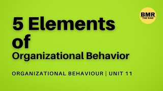 5 Elements of Organizational Behavior [upl. by Zealand]