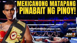 MATAPANG NA MEHIKANO PINABAIT NG PINOY DUMAYO PARA MAG DEPENSA NG TITULO  PALICTE VS RODRIGUEZ [upl. by Eilitan]