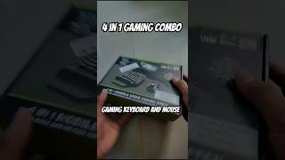 Gaming keyboard and mouse 4 in 1 gaming combo free fire freefire unboxing youtubeshorts [upl. by Ujawernalo]