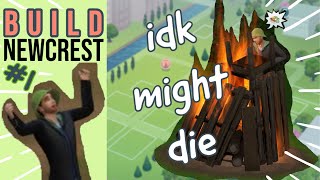 Why did I do this  Build Newcrest Legacy Challenge 1  The Sims 4 lets play [upl. by Riddle258]