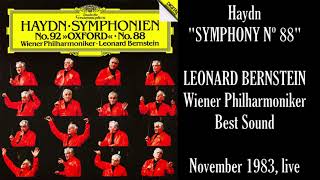 Haydn Symphony nº 88 In G  Leonard Bernstein Vienna Philharmonic Orchestra [upl. by Huai934]