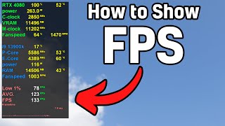 How to Show FPS in Games  FPS GPU CPU Usage [upl. by Lebyram670]