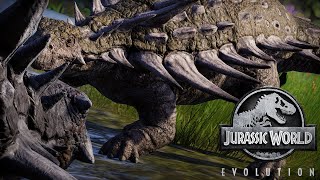 Polacanthus  All Skins Showcased  Jurassic World Evolution [upl. by Llesirg]