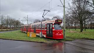 HTM tramlijn 1 Delft Tanthof  Scheveningen Noorderstrand  Den Haag centrum  BN GTL8 3139  2022 [upl. by Llehsyt]