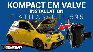 BOV INSTALL FIATH ABARTH 595 Dual Port BlowOff Valve PN TS02231089 [upl. by Yrbua]