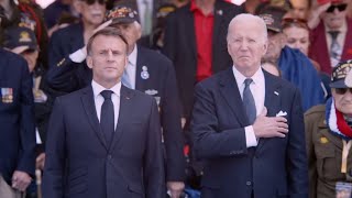 Biden 80 años después del Día D quotNo dejaremos a Ucraniaquot [upl. by Handel464]