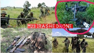 URGENT🛑M23 IRASHE DRONE YA FARDC TSHEKEDI YAREMBYE YENDA GUPFAM23 YISHE ABARUNDIampWAZALENDO 57Minov [upl. by Keefer]