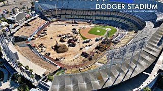 Dodger Stadium 100 Million Renovation Demolition Update [upl. by Hook]