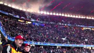 Fans des FC Basel in der Allianz Arena [upl. by Adlemi]