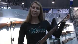 SHOT Show 2016 Weatherby Camilla Vanguard Rifle [upl. by Ahsekram]