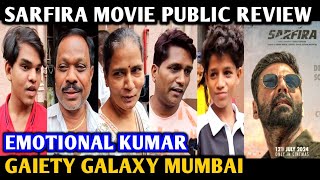 Sarfira Movie Public Review  Gaiety Galaxy  Akshay Kumar  Paresh Rawal  Suriya  Radhika Madan [upl. by Thetes]