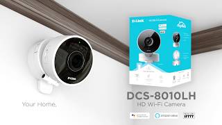 mydlink HD WiFi Camera DCS8010LH [upl. by Lagiba309]