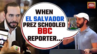 “Don’t Teach Us How To Run Our Country”  El Salvador President Schools Reporter  India Today [upl. by Dolores42]