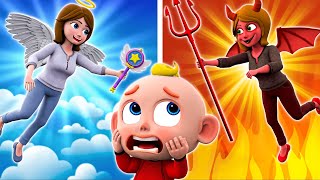 Angel or Demon Mommy  Real Vs Fake Mommy  Funny Kids Songs amp More Nursery Rhymes  Songs for KIDS [upl. by Aronoh]