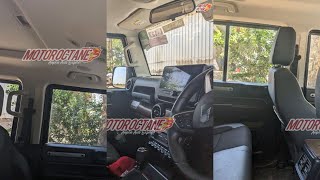 Mahindra Thar 5 Door Interior Spied  Production Ready  Premium Features🔥  Launch Soon [upl. by Anawit405]