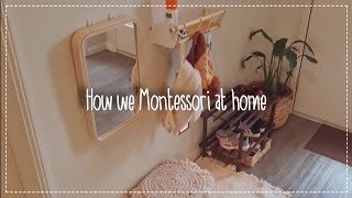 Montessori style home that is ACTUALLY FUNCTIONAL  Montessori home tour [upl. by Llovera]