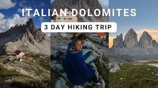 Italian Dolomites 3 Day Hiking Trip Hut to Hut [upl. by Roskes941]