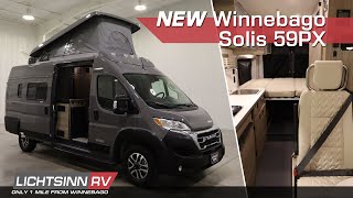 LichtsinnRVcom  New Winnebago Solis 59PX  Class B Gas Motorhome [upl. by Colyer207]