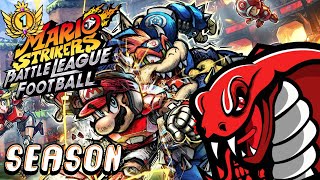 Apotrix FC vs Power Stars  Mario Strikers Battle League Season Match [upl. by Takashi]