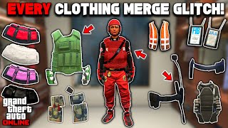 Every Clothing Merge Glitch In GTA 5 Online [upl. by Whitebook]