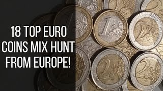 18 Top Euro Coins Mix Hunt From Europe youtube coins euro [upl. by Yaf797]