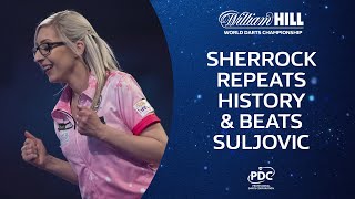 FALLON SHERROCK DEFEATS SULJOVIC  201920 World Championship [upl. by Einreb]