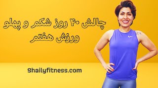 40day Abs Challenge 7 ورزش هفتم چالش شکم حرکات شکم با توپ،‌بهترین حرکات برای چربی سوزی شکم [upl. by Hackathorn196]