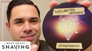 Epiphenomenon Shaving Soap By Declaration Grooming  The Daily Shave [upl. by Offen542]