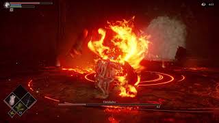 Demons Souls Flamelurker Boss Easy cheese Melee Strategy [upl. by Damon]