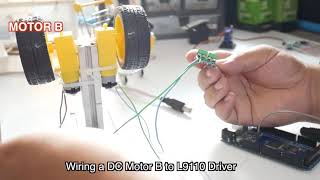 How to control DC Motor using HG7881L9110 with Arduino [upl. by Anialed]