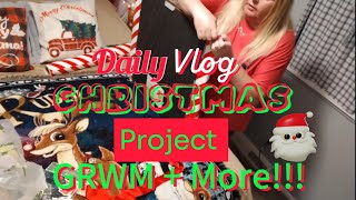 Crockpot Sauerkraut amp Kielbasa  GRWM  Christmas Project Daily Vlog [upl. by Philina344]