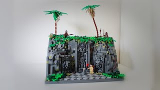 Lego  Lost Jungle Temple MOC  HD [upl. by Nipha]