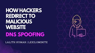 How hackers use DNS Spoofing attacks to redirect the websites  Bettercap  Lalith Kumar [upl. by Lorne]