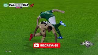 PALMEIRAS X ATHLETICO PR  AO VIVO E COM IMAGENS  JOGO DE HOJE  BRASILEIRÃO DIRETO PES21 [upl. by Reiss]