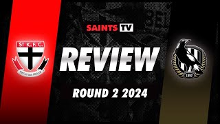 Round 2 REVIEW St Kilda v Collingwood  AFL 2024 [upl. by Trini372]