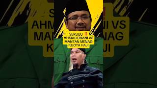 Ahmad Dhani vs Mantan Menag Kuota Haji🤭 shorts [upl. by Lenoel]