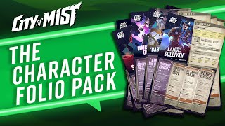 The Character Folio Pack for City of Mist TTRPG [upl. by Teodorico858]