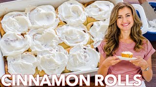 Easy Homemade Cinnamon Rolls Recipe [upl. by Armmat223]