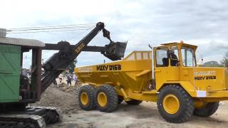 Erie steam shovel  101 year old  loads Barry Cossletts Moxy ADT [upl. by Sillyrama529]