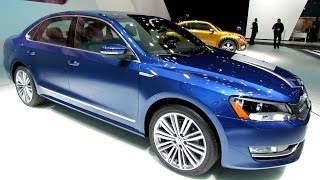 2015 Volkswagen Passat BlueMotion Concept  Walkaround  2014 Detroit Auto Show [upl. by Cynthy806]