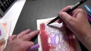 Artful CardMaking Techniques  Part 8  Joanne Sharpe [upl. by Eelrebmik]