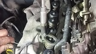 how to replace valve seal 7k engine😁💪🍻 mechanic toyota fyp [upl. by Ecyrb964]