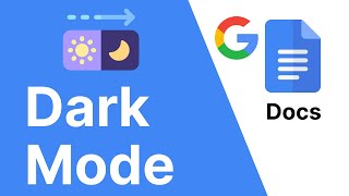 How to Activate Dark Mode in Google Docs [upl. by Ztnarf]