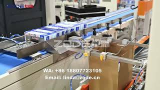 Facial tissue auto interfold machine soft pack machine carton packing machine and Palletizer machine [upl. by Anirba367]