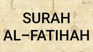 Surah AlFatihah Tafsiri ya Quran Kwa Kiswahili [upl. by Naitirb]